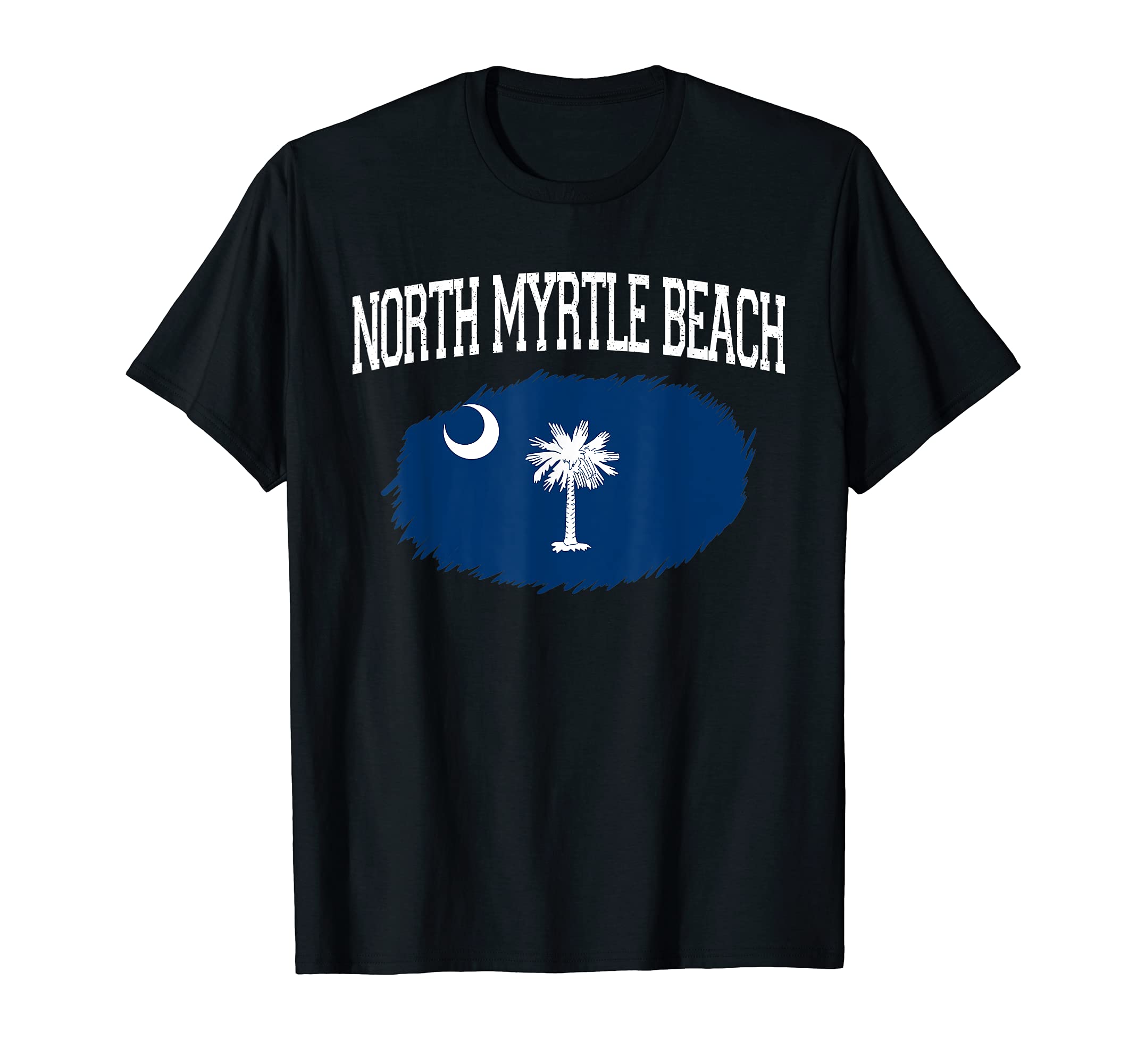 North Myrtle Beach Sc South Carolina Flag T-Shirt - Trendy Graphic Unisex