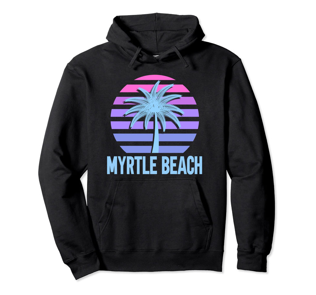 Myrtle Beach Vacation Vaporwave Aesthetic Hoodie - Trendy Graphic Men Women