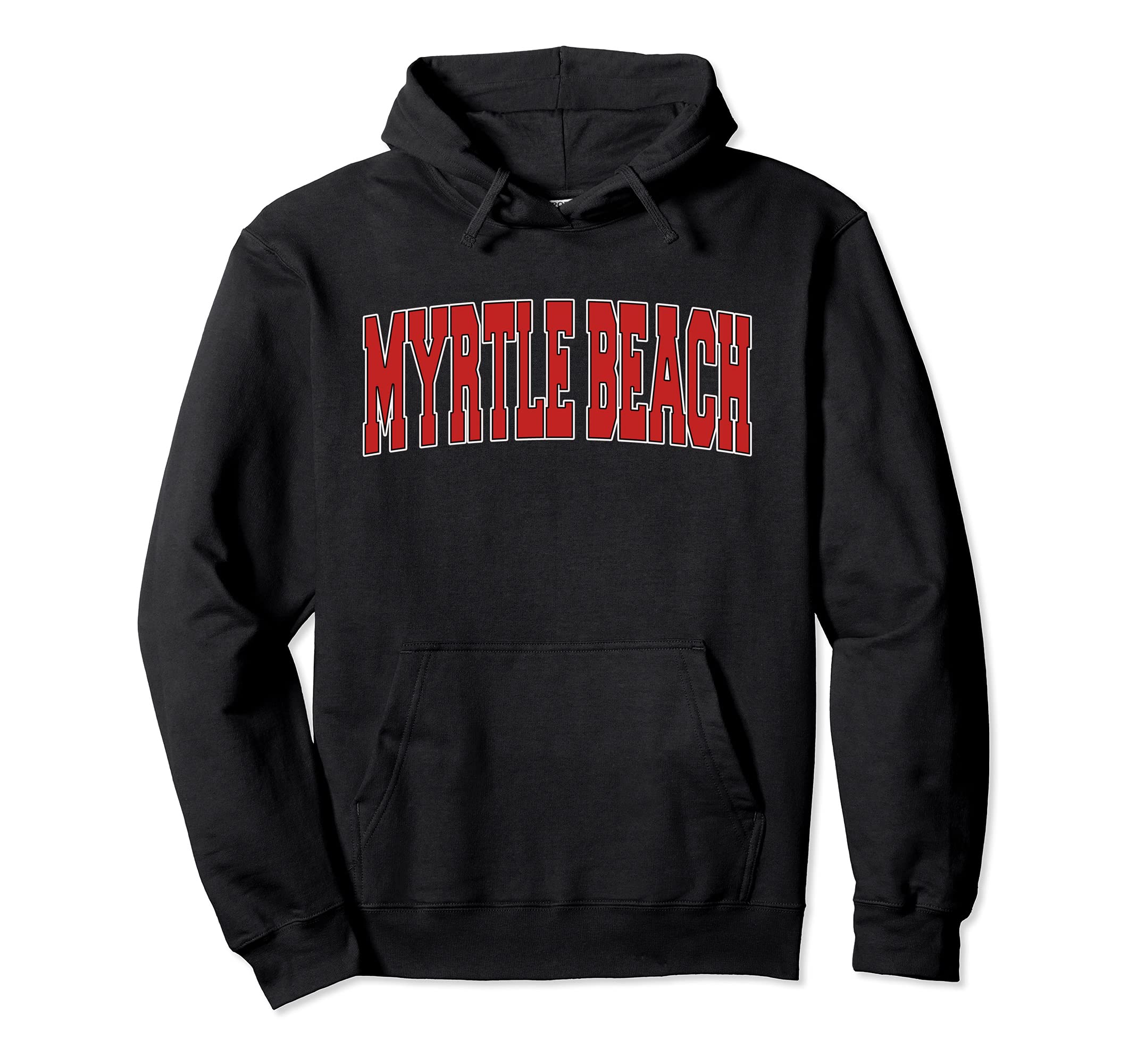 Myrtle Beach Sc South Carolina Varsity Hoodie - Novelty Apparel Men Women