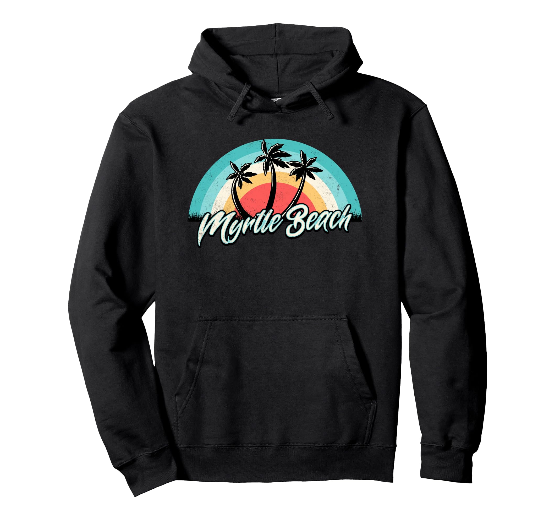 Matching Vacation Sunset Myrtle Beach Hoodie - Aesthetic Graphic Unisex