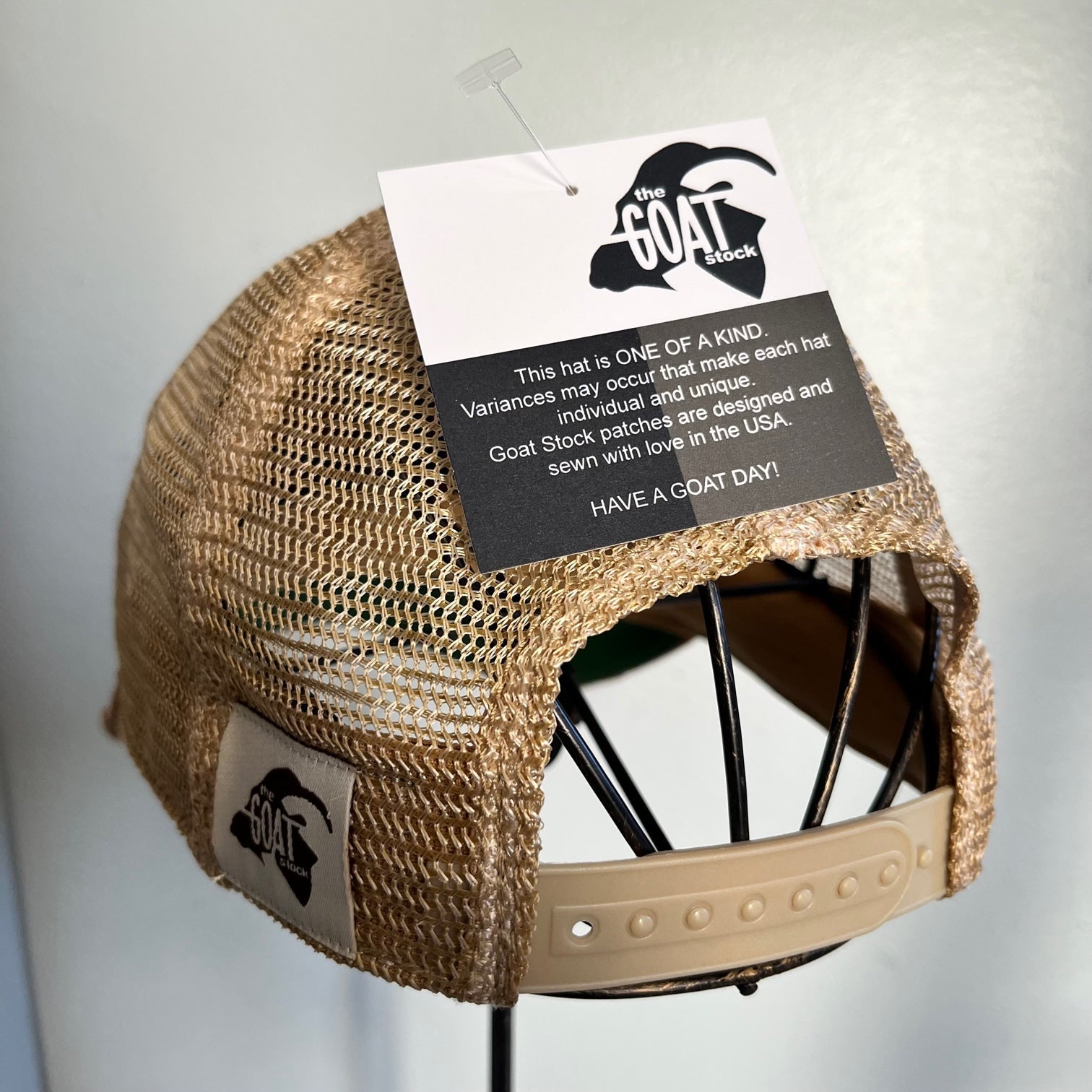 Boozed & Bronzed Distressed Mesh Snapback Baseball Cap